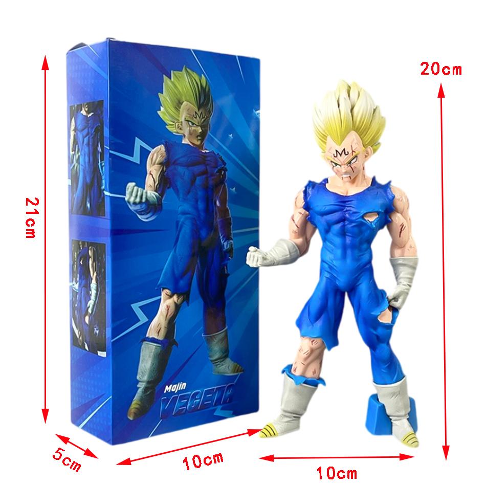 Anime Dragon Ball 20cm Figure Goku Vegeta Figures Action Battle Damage Statue Anime Figurine Pvc Model Doll Collection Toy Gifts