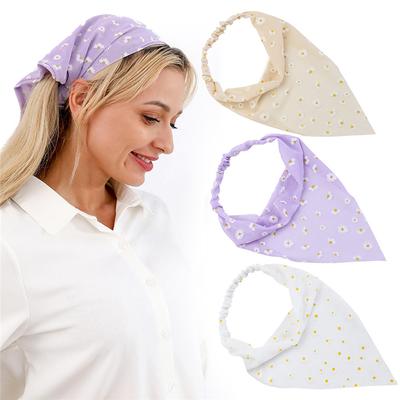 Head Bandana Head Wrap Head Scarf Women Headbands Hair Scarf for Women Elastic Hair Band