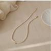 Korean Version of Natural Pearl Necklace Collarbone Chain Dongdaemun Small Gold Ball Pearl Neck Chain Accessories Exquisite and Elegant Necklace