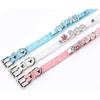 Crocodile Pet Collars Cat Dog Necklace with 10mm Belt Name Personalized Collar Fit for 10mm DIY Slide Letters Charms