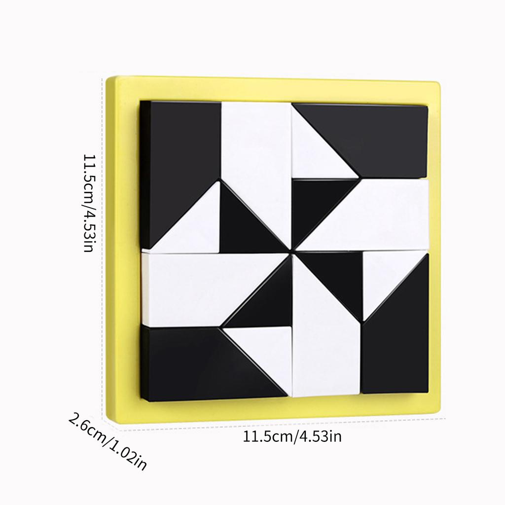 Creative Wooden Puzzle Block Set Toy For Kids Adult Challenge Sensory Learning Puzzle Game for Space Logical Thinking