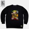 DOLDOL Lk Africa_Mtm_19 African-Inspired Camping Brand Lk African Lion Character Graphic Design Sweatshirt Long Sleeves