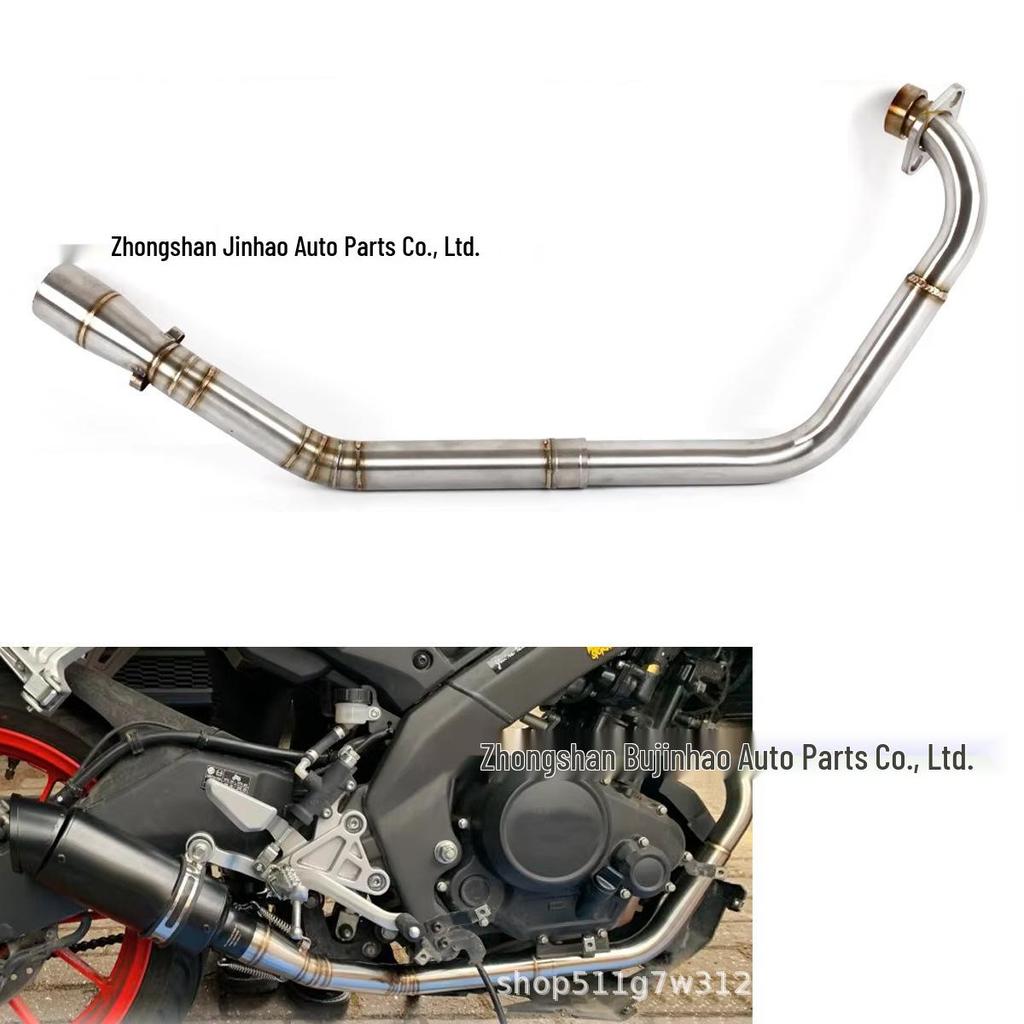 Motorcycle R15 V1 V2 Black Rust-Resistant Muffler Bent Pipe