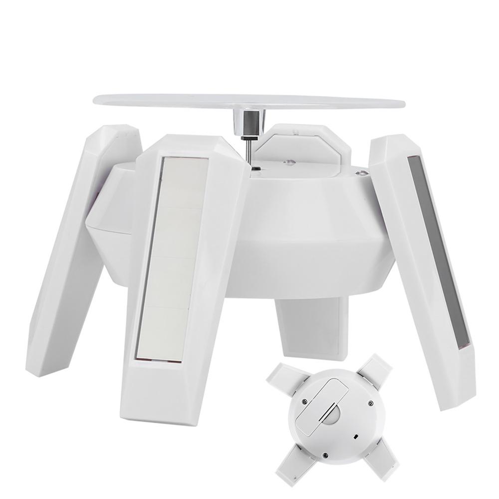 Solar Powered Jewelry Display Stand Blue LED Lights 360 Degree Rotation Solar Powered Turntable Black LED Display Stand