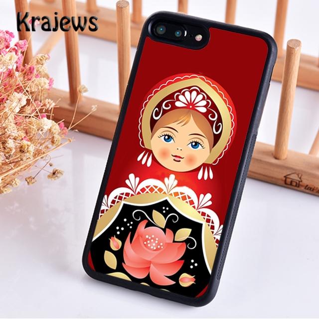 

Чехол для телефона Krajews Babushka Matryoshka Red Russian Doll для iPhone 14 5 6 7 8 plus X XR XS 11 12 13 pro max Samsung S21 S22ultra iPhone 11