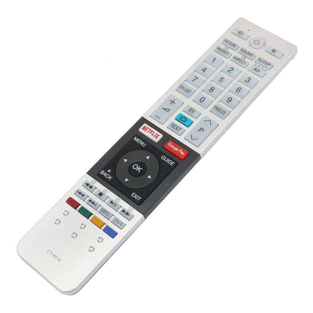 

CT-8516 Ergonomic TV Remote for TOSHIBA Remote Control Replacement A