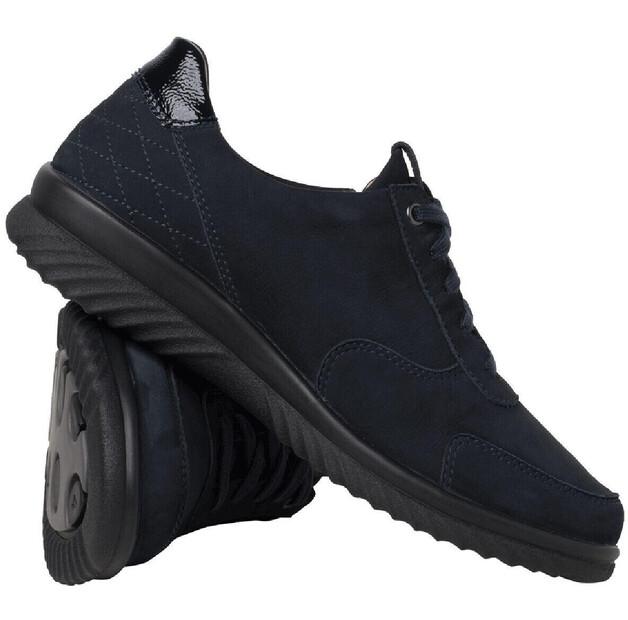 Женские полуботинки Ganter Heike sneaker тёмно-синие weit
