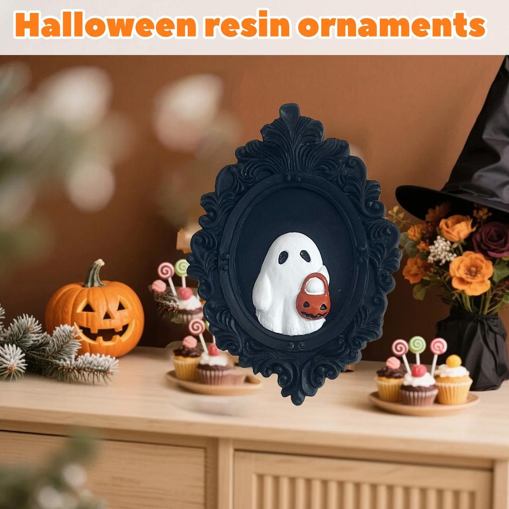 Cute Ghosts Decoration Resin Ornament For Halloween