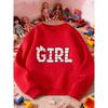 European Sizes Kid's Round Neck Sweatshirt/Bow/Heart/Casual Hoodie/Sports Events/Soccer/Music/Letters/Fashionable Random Print Top