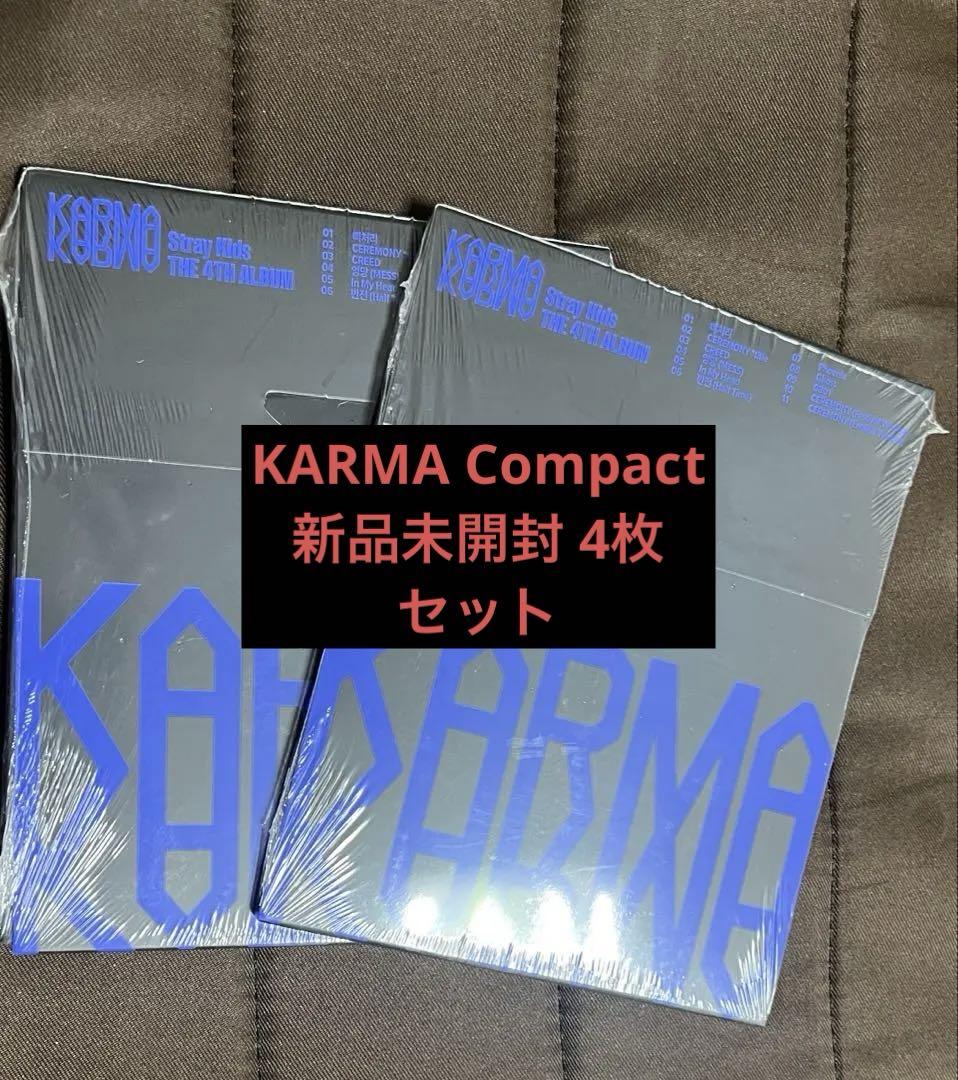

[USED] 4 pieces Stray Kids KARMA COMPACT VER. SKIZ