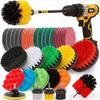 Electric Drill Brush 22-Piece Set: Cleaning Brush Heads for Car Tires and Wheel Hubs