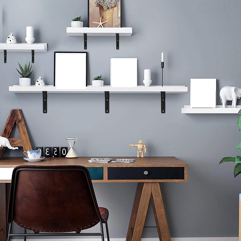 4 sztuki Wytrzymałe metalowe wsporniki półkowe ścienne 4x4 cala Wsporniki półkowe w kształcie litery L do kuchni, łazienki, ogrodu