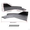 2 Packs ,Vehicle Rear Lip Diffuser Splitter, Wrap Angle Splitters Scratch Anti-Scratch Surround,