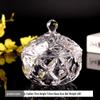 Flavinmci Crystal Glass Candy & Snack Jar