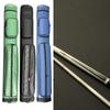 Pool Cue Case 4 Holes Storage Box for 1/2 Snooker PU Leather Outdoor Portable Adjustable Shoulder Strap Billiard Pool Cue Bag