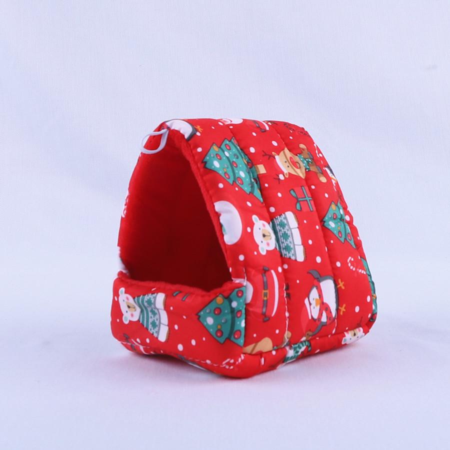 Ciepły hamak dla papug: Gniazdo bawełniane ze skóry tygrysa dla małych zwierząt, takich jak chomiki, jeże, wiewiórki i świnki morskie