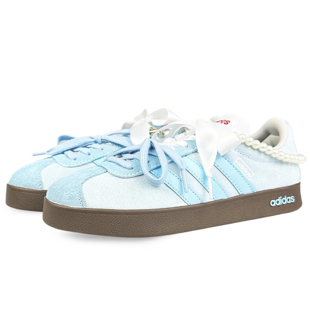 Adidas BNK Starlight Tear Abrasion Resistant Low top Skateboard Shoes Blue HQ1802(Team40-)