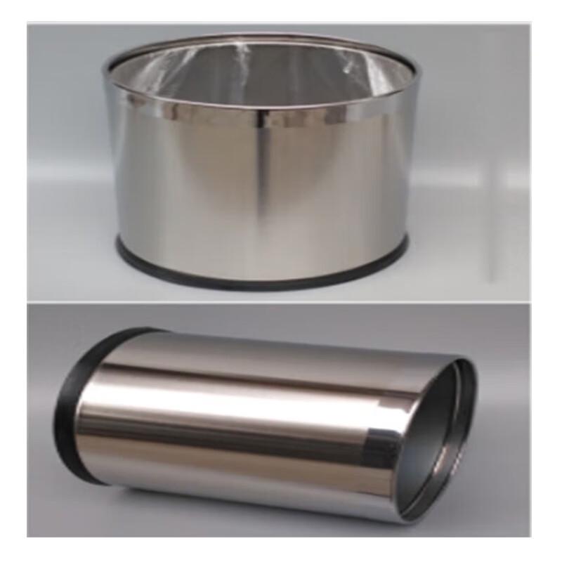 Stainless Steel Commercial Lidless Trash Can