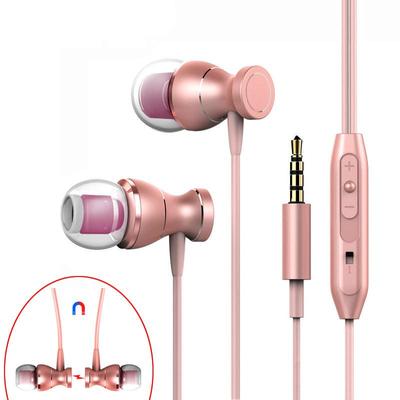 In-Ear Kabelgebundener Kopfhörer für Telefon mit Mikrofon 3,5mm Klinkenstecker Standard Stereo Professionell