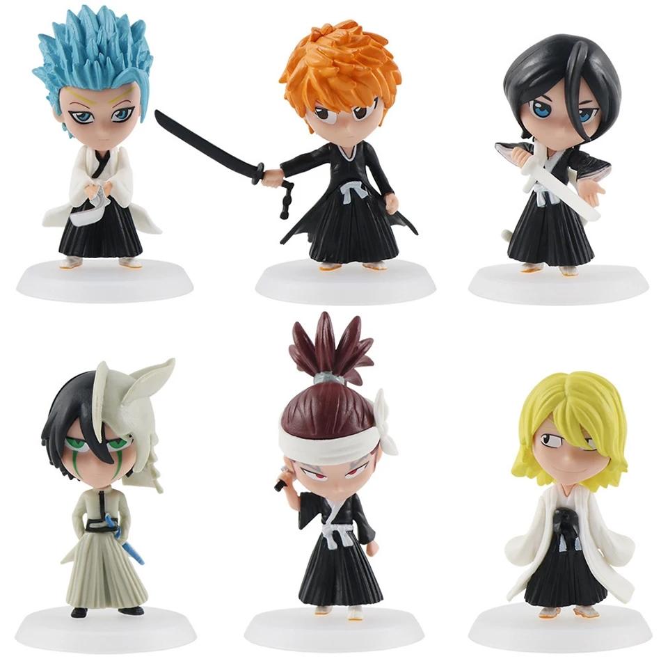 

1Set Wholesale BLEACH Action Figure Cool Cute Anime Figure Toy Doll Model Desk Decoration For Kid Birthday Gifts