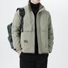 Down Jacket% White Duck Down Men's Winter New Anti-wrinkle Stand-up Collar Loose Men's Cold-resistant Jacket