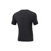 Li-Ning Solid Color Large Logo Quick-Dry Ice Silk Short Sleeve T-Shirt Men Tops Black ATSS479-3