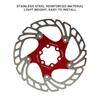 6 Schrauben Rennrad Bremsscheibe Rot Fahrrad Schwimmende Bremsscheibe Fahrrad Bremsen Wartung