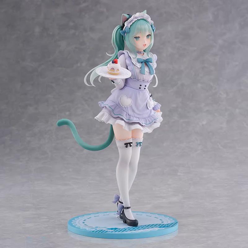 Genuine Vocaloid Hatsune Miku Cute Action Figure Model Garage Kit Anime Peripheral Desktop Ornament Birthday Gift