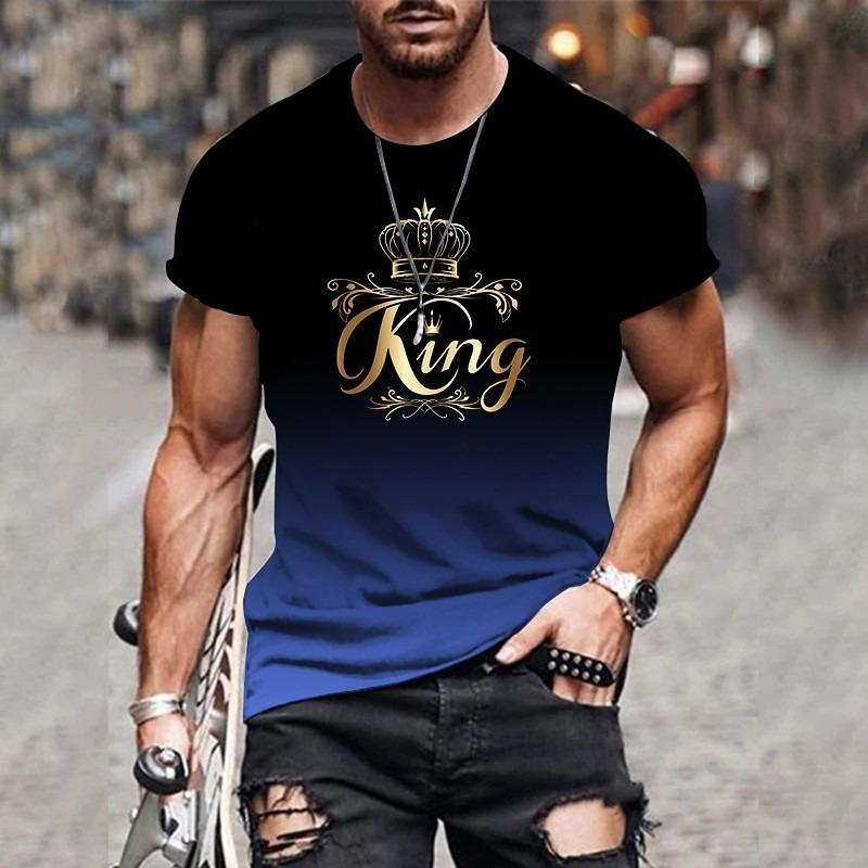 

Summer 3D Men s T-shirt Original Casual Short Sleeved Top T-shirt Oversized Men s Clothing Shirt 6XL