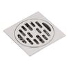 4 Inch Square Floor Drain Odor Proof Insect Proof Shallow Floor Drain with Pure Copper Core for