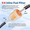 36 Pack Gas Inline Fuel Filter 1/4 X 5/16 Replacement for Briggs Stratton Replacement for John Deere Replacement for Kawasaki