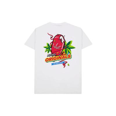 Originals Bodega Popsicle Back Print Short Sleeve T-Shirt Men Tops White ED7062