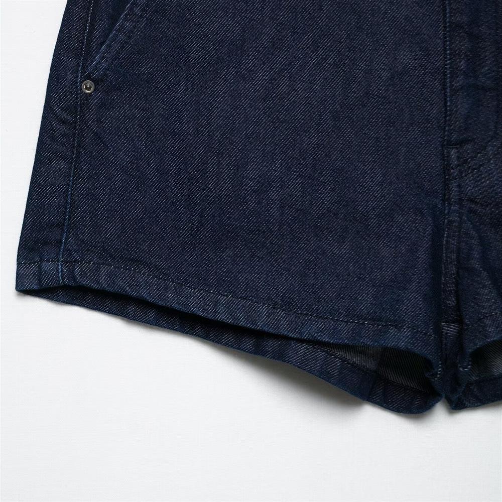 2025 Spring/Summer Women's Round Neck Denim Jacket & High-Waist Casual Shorts Set
