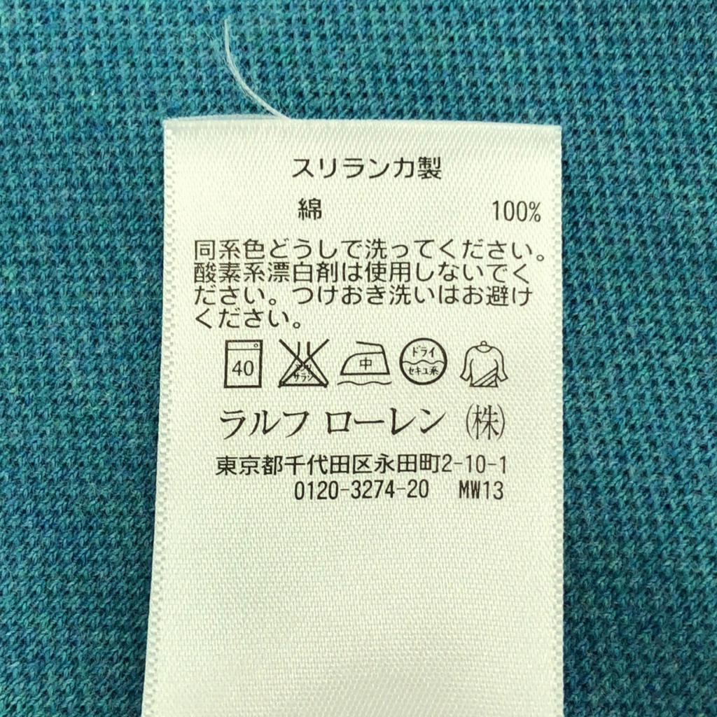 POLO RALPH LAUREN CUSTOM FIT Logo embroidery Short sleeve Polo shirt Men's Used