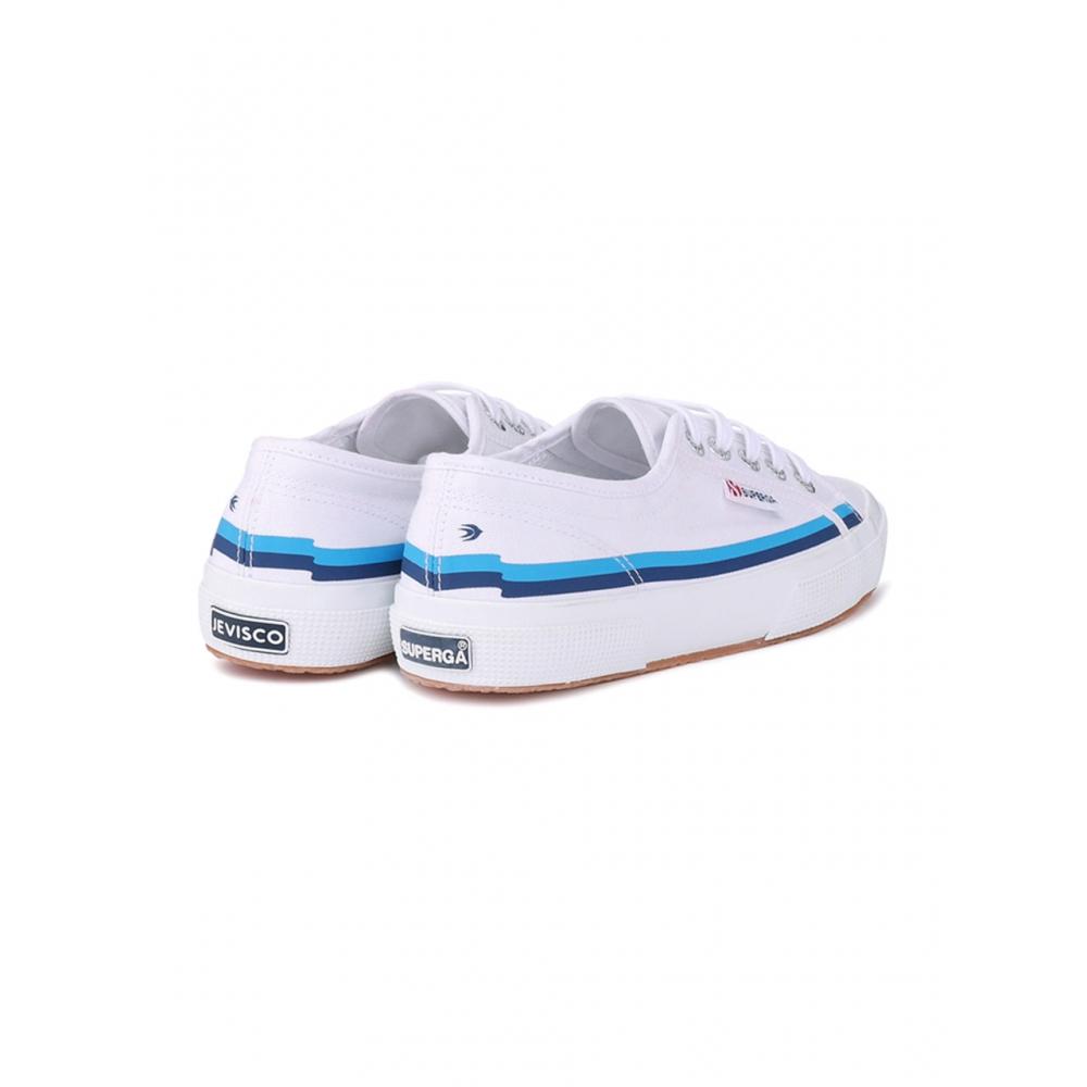 Superga X Zevisco 2750 Painting Wave White Blue S61258wa9w