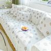 Fresh Ice Silk Sofa Cushion Summer Cool Breathable Non-Slip Sofa Cover Living Room Straight Row Sofa Cover Cloth Summer