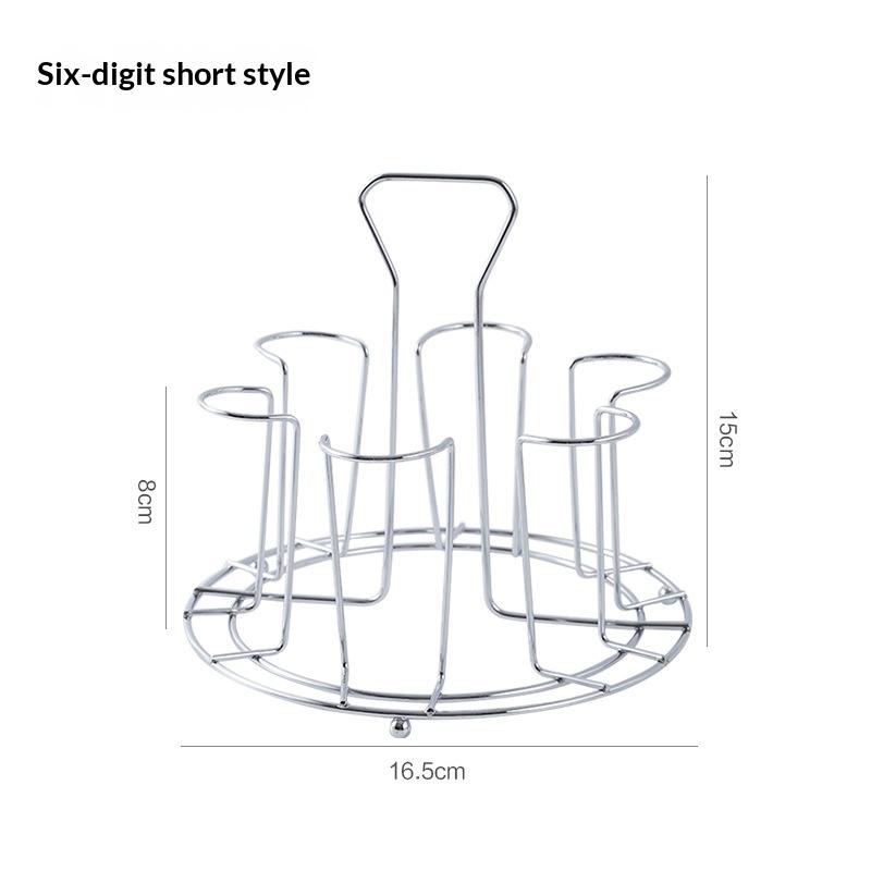 Household Tea Set Hanging Drainer Dustproof Tea Cup And Glass Cup Creative Storage Rack