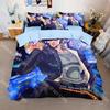 3D Printed JoJos Bizarre Anime Adventure Jotaro Bedding Set for Boys Girls Duvet Cover Twin Queen King Full Single Double Sizes