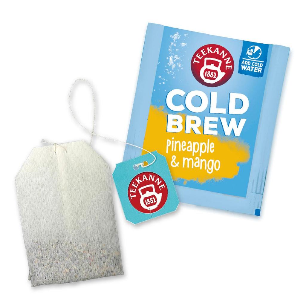 Pompadour Cold Brew Pineapple Mango 8 Tea Bags 73033 X 12 Packs &