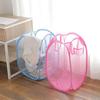 Foldable Mesh Laundry Basket With Durable Handles Strongly Frame Laundry Basket