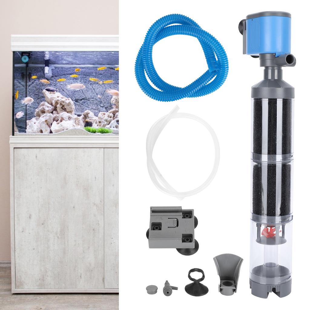 ZY3000F5 5 In 1 Aquarium Fish Tank Filter Ultra Mute 3Stage MultiFunctional Pump