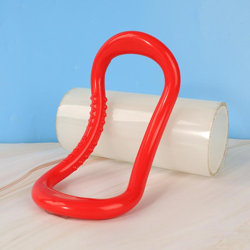 

Волшебное кольцо для йоги для растяжки плеч и спины, пилатеса и фитнес-массажа красный