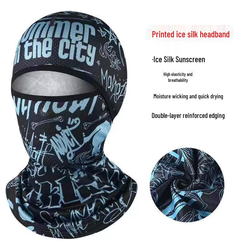 Unisex UV Protection Ice Silk Face Mask for Cycling and Fishing