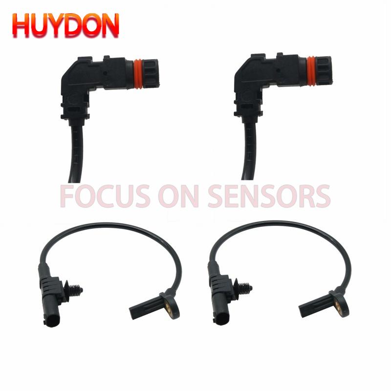 4PCS Front Rear ABS Wheel Speed Sensor 1645400717 1645400917 For Mercedes-Benz Gl320 Gl350 Gl450 Gl550 Ml320 Ml350 Ml450 R350