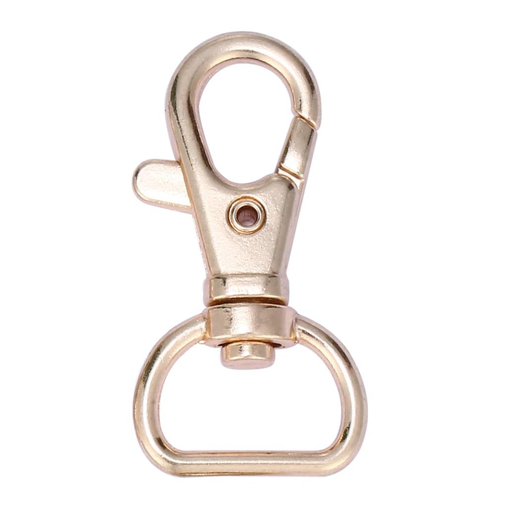 20 Rotating Lever Snaps, Backpack Lever Snaps, Bag Handmade Parts (Inner Diameter 15mm, KC Gold)
