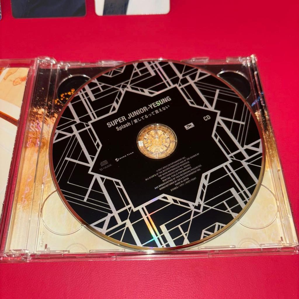 [USED] SUPERJUNIOR Yesung Splash/I Can't Say I Love You