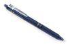 Set of 10 Pilot FriXion Ball Knock 07 Erasable Ballpoint Pens, Blue-Black, LFBK-23F-BB