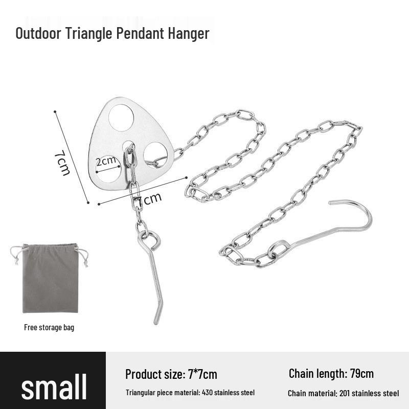 Aluminum Alloy Portable Camping Tripod Pot Rack Set