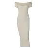 2026 Summer Trendy Women's One-Shoulder Ribbed Long Slim Fit Dress - European & American Style