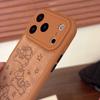 Embossed Brown Lucky Horse iPhone 17 Pro Max Crossbody Case for Autumn & Winter